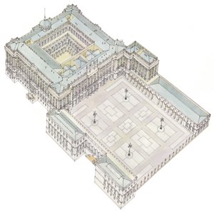 Koninklijk Paleis. Madrid, Spanje